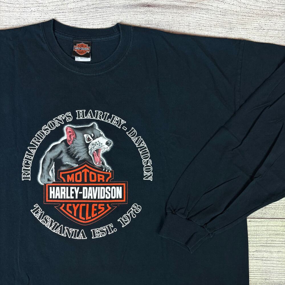 2004 Harley Davidson Motorcycles Tasmania, Australia Long Sleeve Shirt